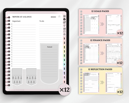 2025 Digital Planner - Marigold Glow