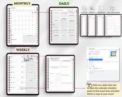 2025 Digital Planner - Marigold Glow